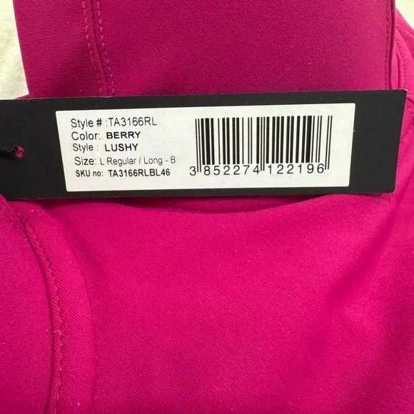 Chic Fuchsia One-Piece Swimsuit - Picture 6 of 6